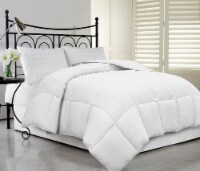 Microfiber Oversized Super Soft & Fluffy Down Alternative Comforter - White, King