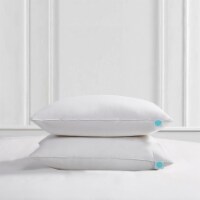 Martha Stewart 240 Thread Count Feather & Down Pillow - 2pk - Standard / Queen
