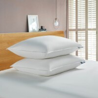 Serta 233 Thread Ct White Goose Feather & White Goose Down Fiber Pillow - Jumbo