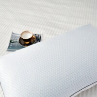 Serta 233 Thread Ct Summer & Winter White Goose Feather Pillow - Jumbo