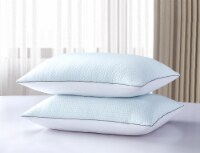 Serta 233 Thread Ct Summer & Winter White Goose Feather Pillow - King
