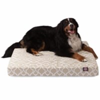 Majestic Pet 78899551658 Sand Athens Large Orthopedic Memory Foam Rectangle Dog Bed