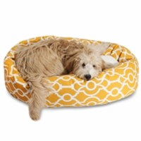 Majestic Pet 78899554501 40 in. Athens Citrus Sherpa Bagel Bed