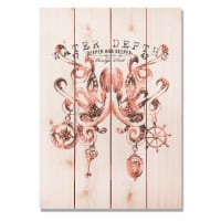 Day Dream HQ WWDO1420 14 x 20 in. Water Depth Octopus Wall Art