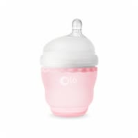 Olababy Gentle Baby Bottle (4oz, Rose) Perspective: Main