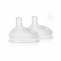 Olababy Gentle Bottle Silicone Replacement Nipple 2 Pack (6+ Months/Fast Flow)