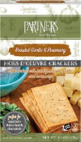 Partners Roasted Garlic Rosemary Crackers
