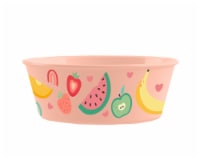 TarHong Wheat Poly Propylene Round Bowl - Coral Fruit