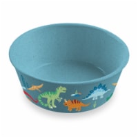TarHong Round Wheat Dinosaur Bowl - Blue Perspective: Main