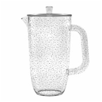 Tarhong PDWPI100PLCL 100 oz Bubble Pitcher - Clear