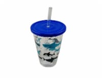 TarHong Sharks Acrylic Tumbler with Lid