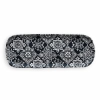 TarHong TT20744473 17.5 x 7 in. Black Bamboo Medallion Tray, Planta & Majority Plant Based Me