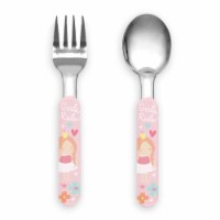 TarHong Girls Rule Flatware - Pink