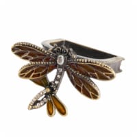 SARO NR536.BZ Dragonfly Napkin Ring Bronze - Set of 4