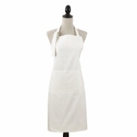 SARO 2443.W01 Classic Cuisine Denim Pocket Apron - White