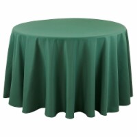 SARO 321.JG132R 132 in. Collection Casual Design Everyday Tablecloth Jasper Green