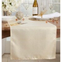 Saro Lifestyle XJ322.GL18108B 18 x 108 in. Shimmering Table Runner, Gold