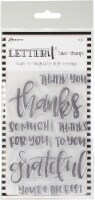 Ranger Letter It Clear Stamp Set 4 X6 -Thank You