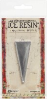 Ice Resin Industrial Bezel Collection-Sterling Triangle-Large