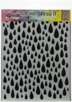 Dyan Reaveley's Dylusions Stencils 9 X12 -Teardrops