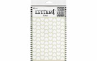 Ranger Letter It Stencil Treading Hearts