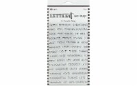 Ranger Letter It Clear Stamp Set The Little Things