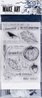 Wendy Vecchi Make Art Stamp, Die & Stencil Set-Autumn Greetings