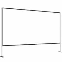 Vevor Outdoor Movie Screen W/ Stand Portable Movie Screen 135  Projector Screen