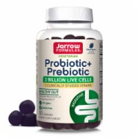 Jarrow Formulas® Probiotic+ Prebiotic Blackberry Flavored Gummies Perspective: Main