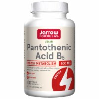Jarrow Formulas® Pantothenic Acid B5 500 mg Dietary Supplement Veggie Capsules