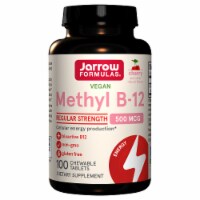 Jarrow Formulas® 500 mcg Methyl B-12 Cherry Dietary Supplement Lozenges