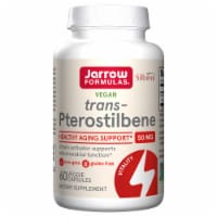 Jarrow Formulas® Trans Pterostilbene Healthy Aging Vitality Support Veggie Capsules 50mg