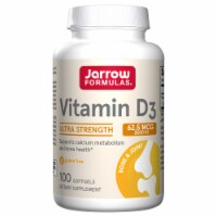 Jarrow Formulas® Vitamin D3 Ultra Strength Bone & Joint Health Softgels 62.5mcg