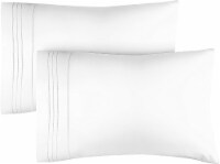 CGK Unlimited Soft Microfiber Pillowcase Set of 2 - King - White