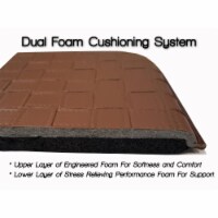 Con-Tact Brand 03F-CFM010-04 Dual Foam Anti-Fatigue Mat, Basketweave Brown