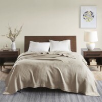 Gracie Mills 100% Certified Blanket Khaki Full/Queen