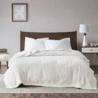 Gracie Mills Plush to Berber Heated Blanket Ivory Twin