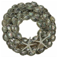 12 Inch Abalone Natural Seashell Wreath Nautical Beach Home Decor Coastal Wall Art