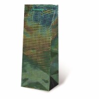 Wrap-Art Foil Wine Bag - Green