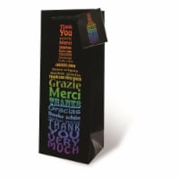 Wrap-Art 17373 Thank You Printed Papper Bag with Plastic Rope Handle