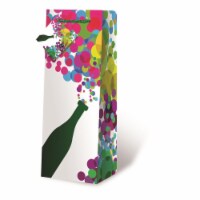 Wrap-Art 17564 Party Time Printed Papper Bag with Plastic Rope Handle