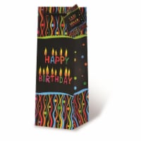 Wrap-Art 17620 Make A Wish Printed Papper Bag with Plastic Rope Handle