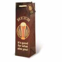 Wrap-Art 17726 Beer - Its Good for What Ales You Pepper Bag with Plastic Rope Handle