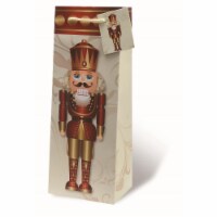 Wrap-Art 17871 Nutcracker Printed Papper Bag with Plastic Rope Handle