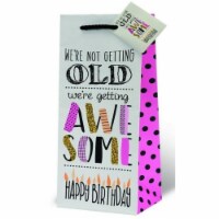 Wrap-Art 17976 Awesome Birthday Wine Bottle Gift Bag
