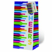 Wrap-Art 17984 Bottled Cheer Wine Bottle Gift Bag