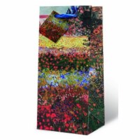 Wrap-Art 17997 Van Gogh & Flowering Garden Wine Bottle Gift Bag