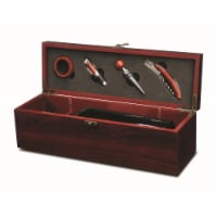 Wrap-Art 26403 Rectangle Wine Box with 4 Tools