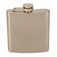 Wrap-Art 26648 6 oz Stainless Steel Flask with Funnel