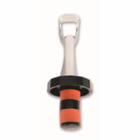 Wrap-Art 26691 Flip Top Stopper - Stainless Steel Plastic & Silicone
